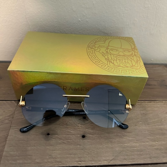 VINTAGE FRAMES 508 DRILL MOUNT F.U. EDITION 24KT GOLD - Picture 4 of 8